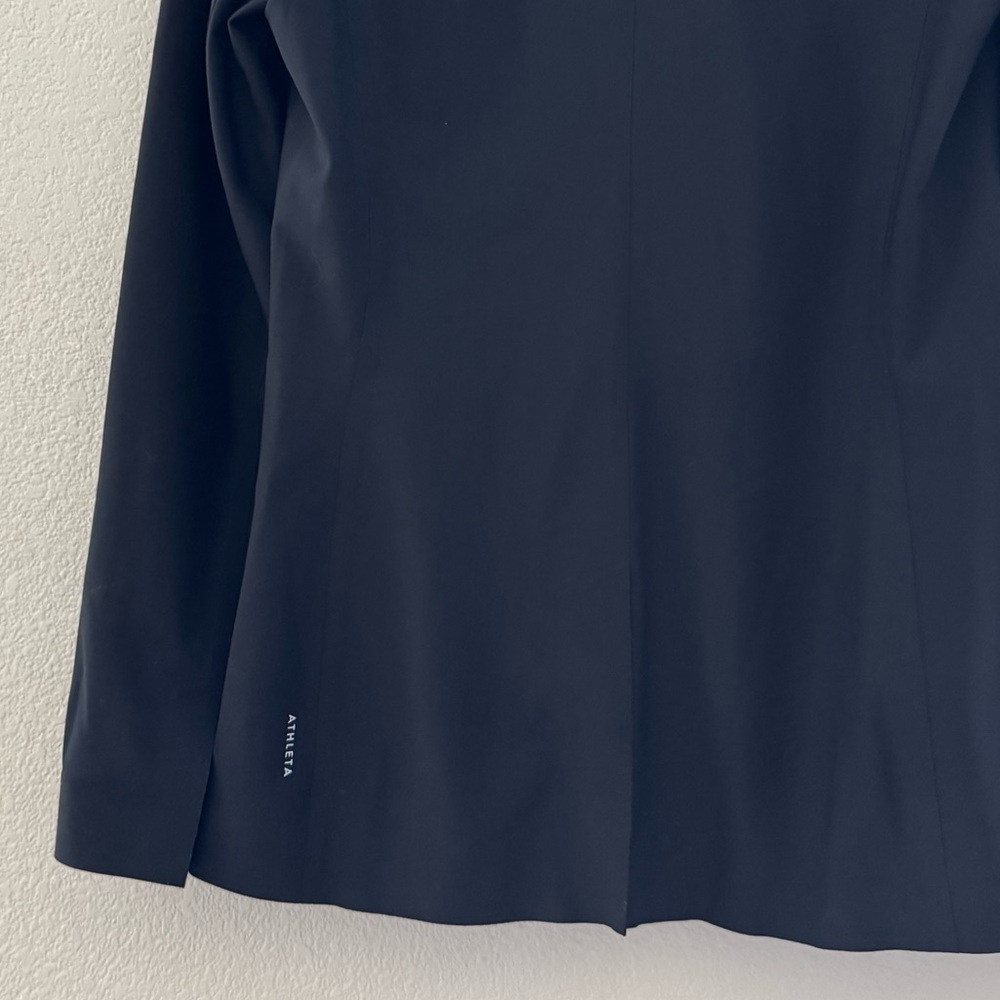 Athleta Avenue Blazer Jacket Black Packable UPF50+ Business Classic Work 6 - Picture 12 of 16